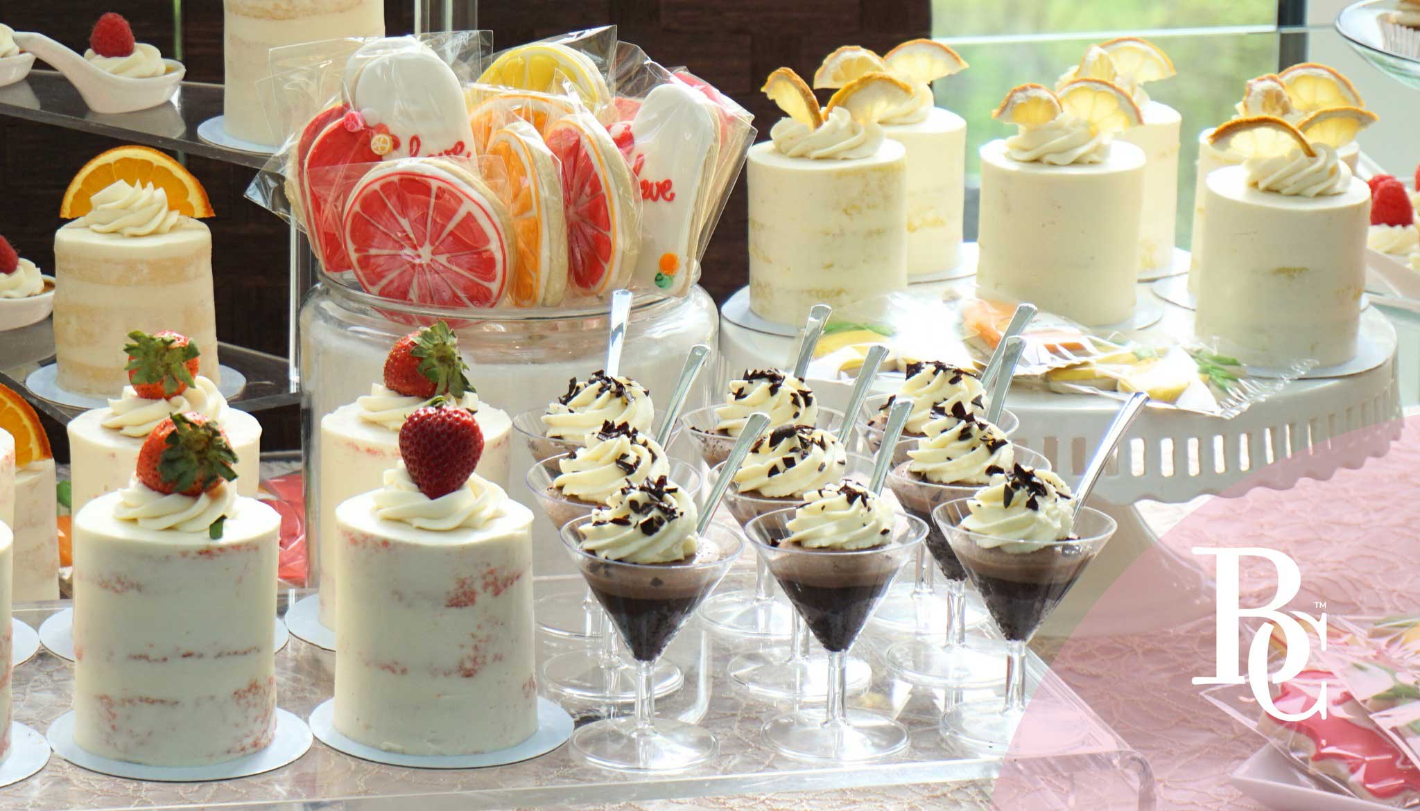 dessert table